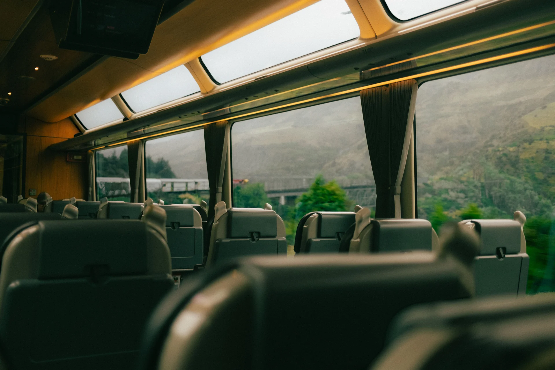 TranzAlpine Scenic Rail Journey